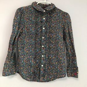 Ralph Lauren Girls Floral Long Sleeve Blouse